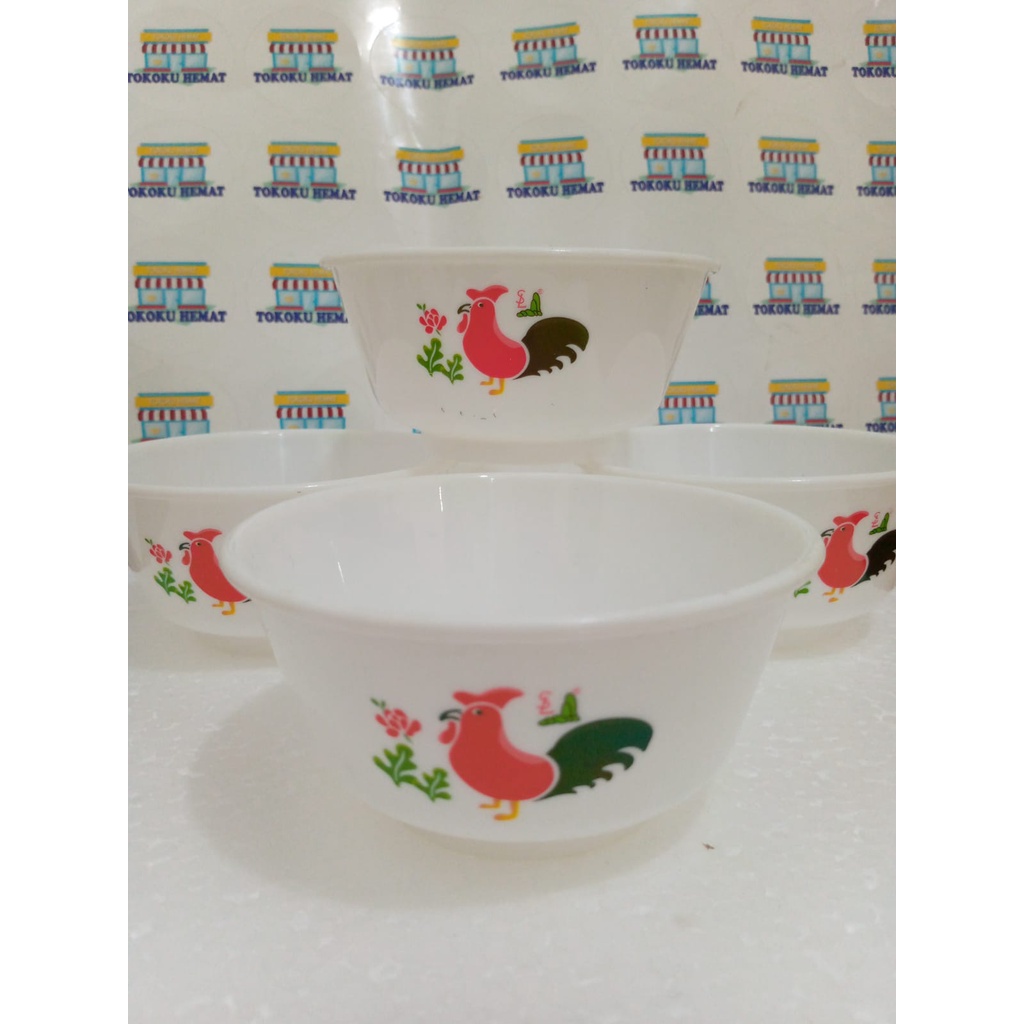 MANGKOK AYAM JAGO KECIL MANGKOK SUP MANGKOK KUAH KECIL AYAM JAGO LUCU