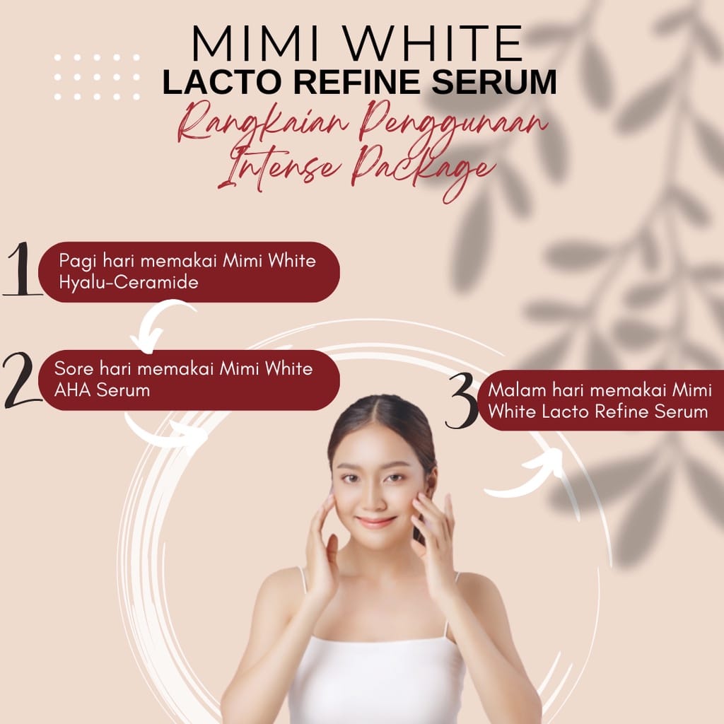 MIMI WHITE HYALU CERAMIDE/LACTO REFINE SERUM