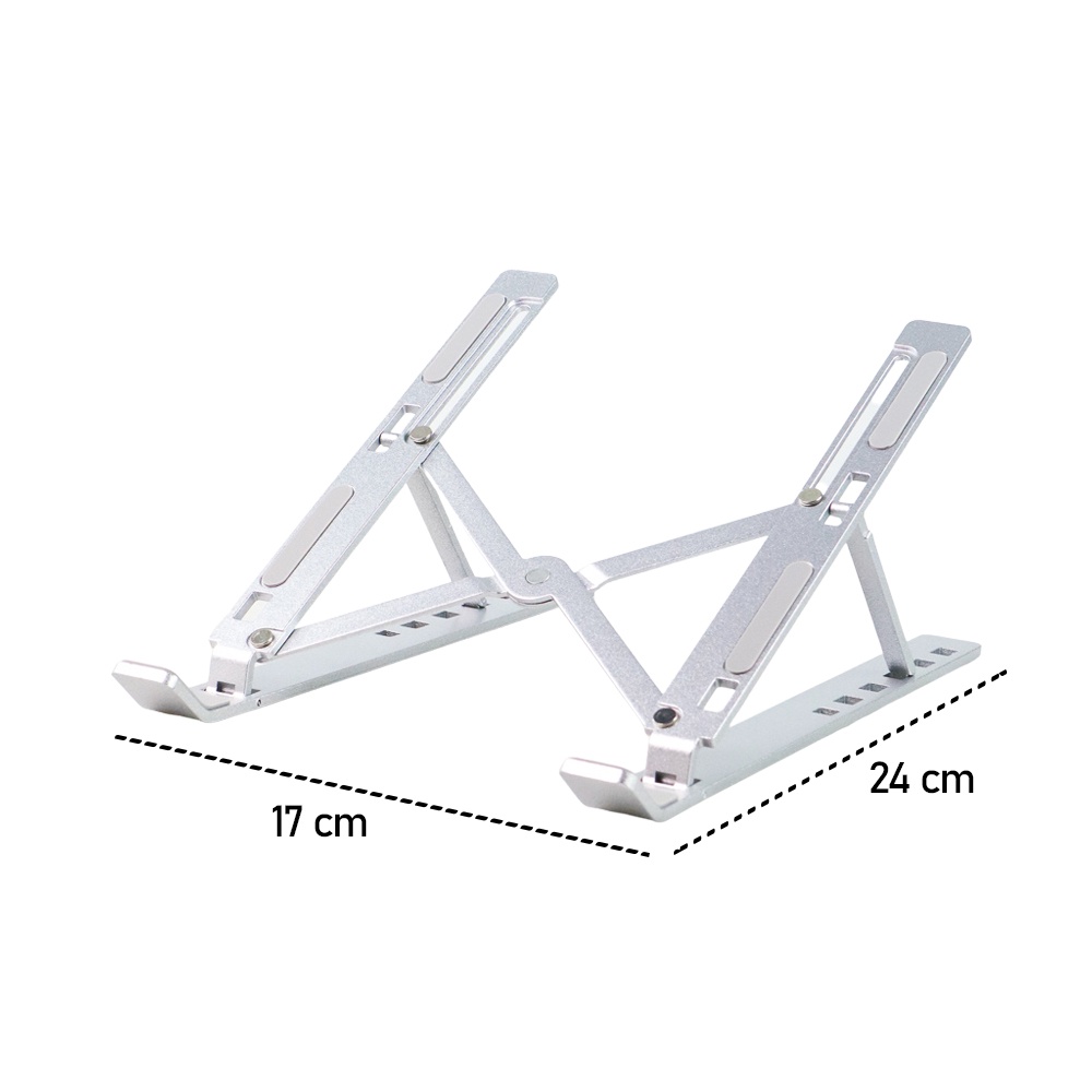 Laptop Stand Riser Foldable Adjustable Aluminium - N3