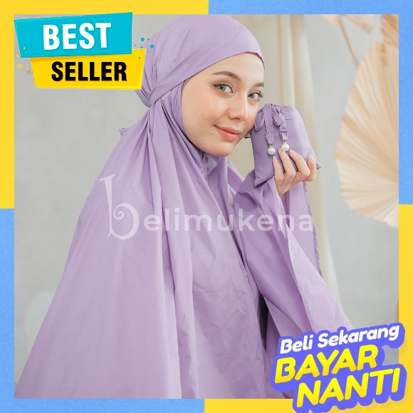 [Best Seller] Alf By Alif Mukena Terusan Mini Parasut Premium Korea Travel Mukena Traveling Mini Pou