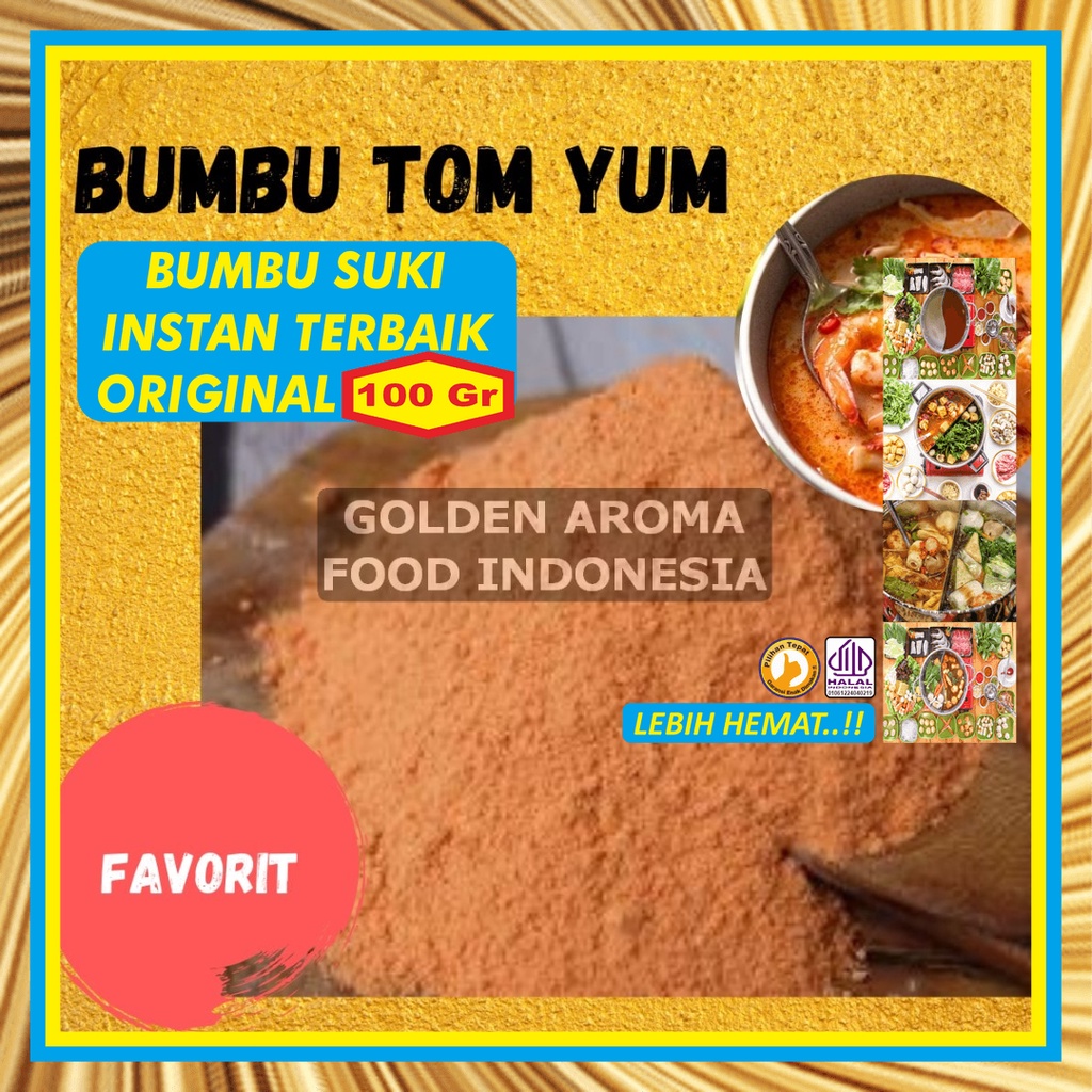 

Bumbu Shabu InstaN Tomyum 100Gr Hotpot Sample Rasa Tomyum Kecil Halal Suki Steamboat Sabu Kuah Soup Original Stemboat Steambot Steamboot Sukiyaki Grill Bakar Instant Gafi Murah Enak Terbaik Premium Promo Rekomendasi