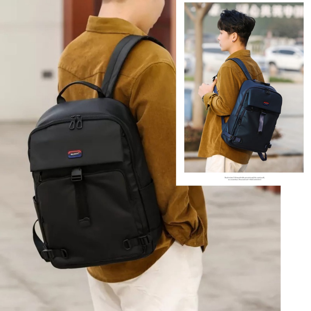 2023 New Arrivals Tas Ransel Laptop Kerja Sekolah Pria Anti Air Bahan Longcham Premium Stylish Fashionable