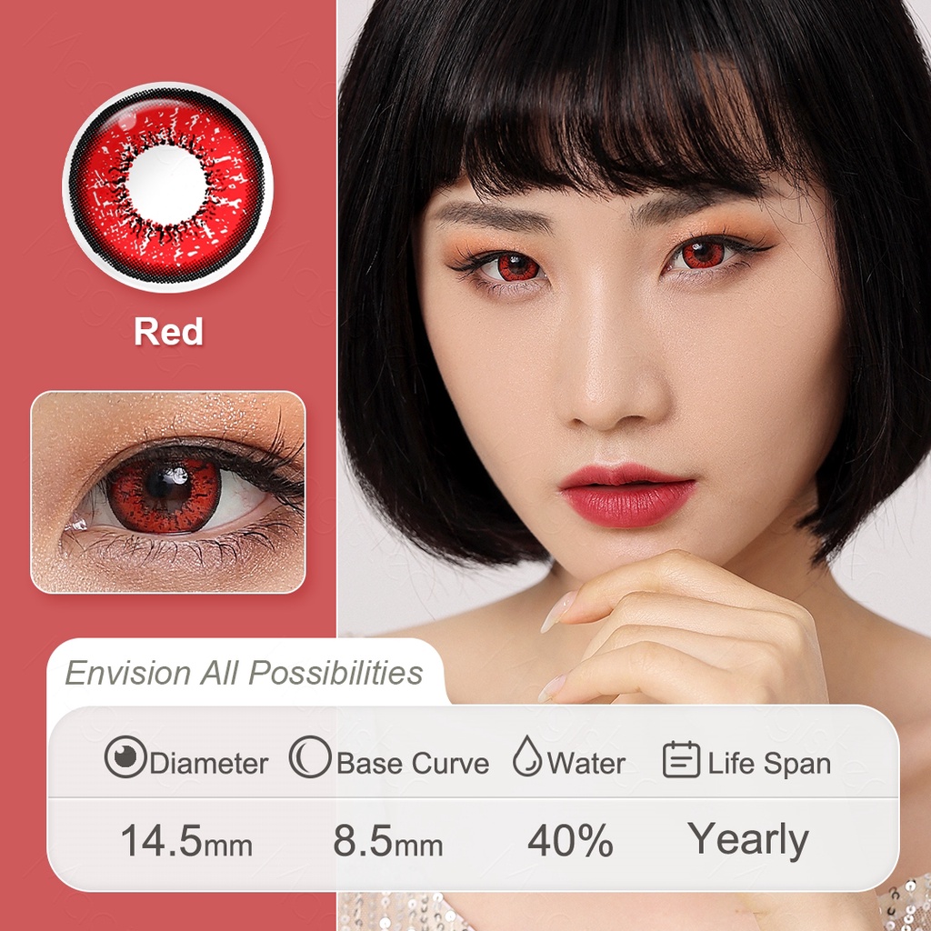 [✅COD] Magister Softlens Mata Normal Softlens Cosplay Karakter Warna Sepasang lensa kontak berwarna softlen big eyes Halloween soflens murah DIA 14.5MM