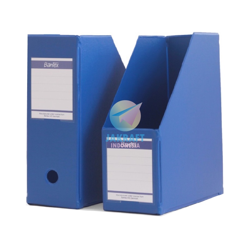 

(1 Unit) Magazine Box File Extra Jumbo BANTEX 4021 11 Warna Cobalt Blue FC 12 Cm PVC F4 Folio Kotak Tempat Dokumen