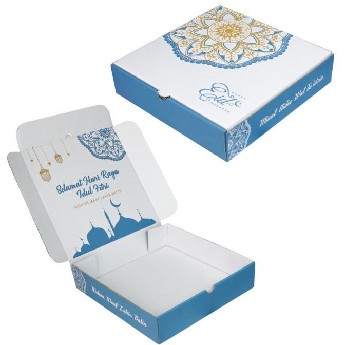 PROMO dus toples 500gr isi 4 parcel lebaran kotak kue kering box 30x30x7cm