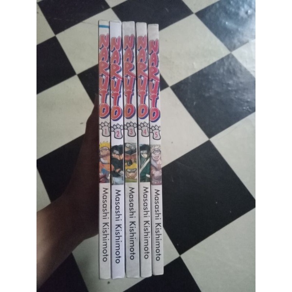 Komik Naruto 1-5 Original Fullset