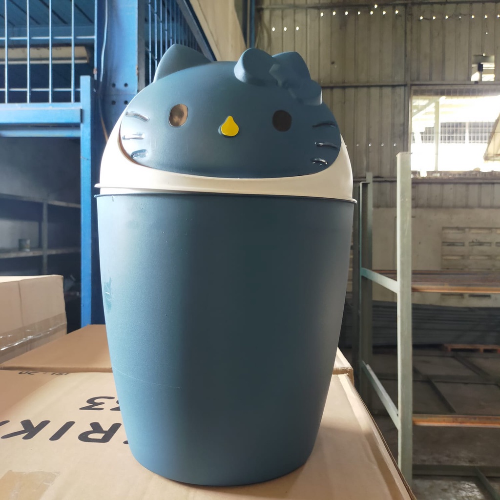 Rizkyonline88 Tempat Sampah JUMBO Hello Kitty 10 liter