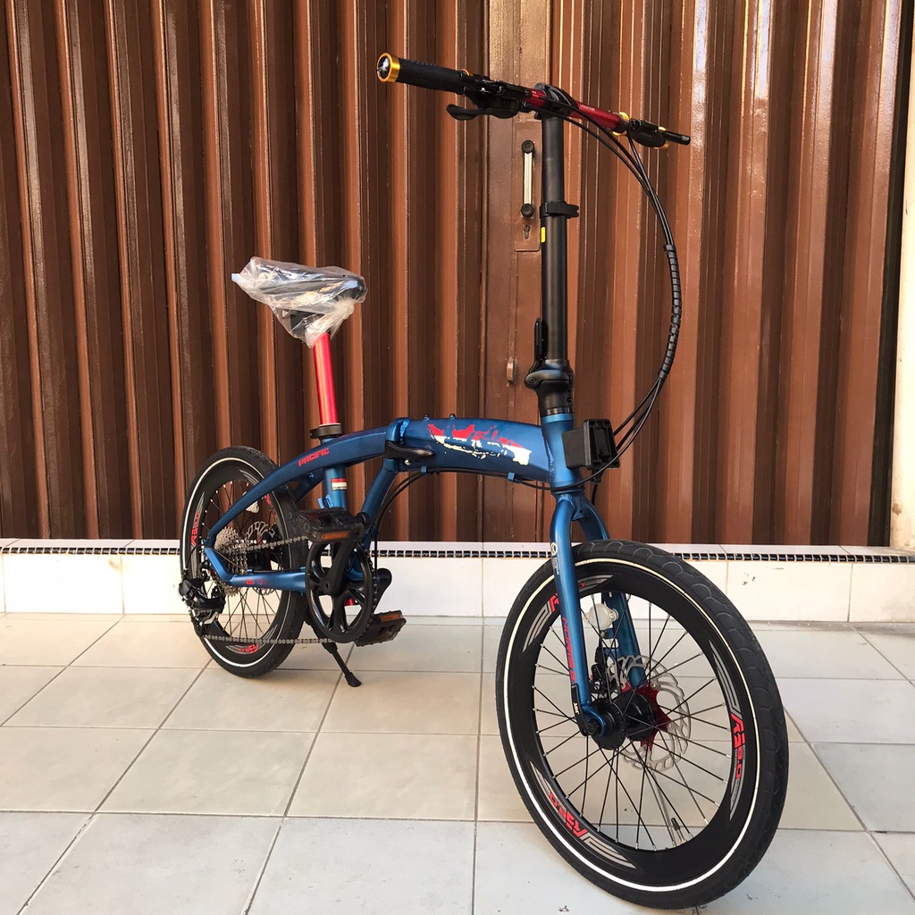 BATAM Sepeda Lipat 20 Pacific Noris 8.0 Flat Bar Build