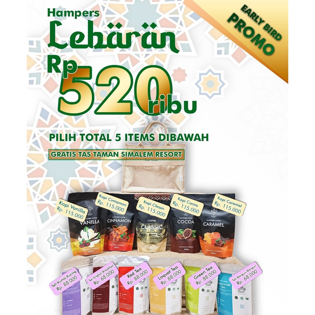 

Paket Hampers Ramadhan Parcel Gift Lebaran Idul Fitri Teh dan Kopi