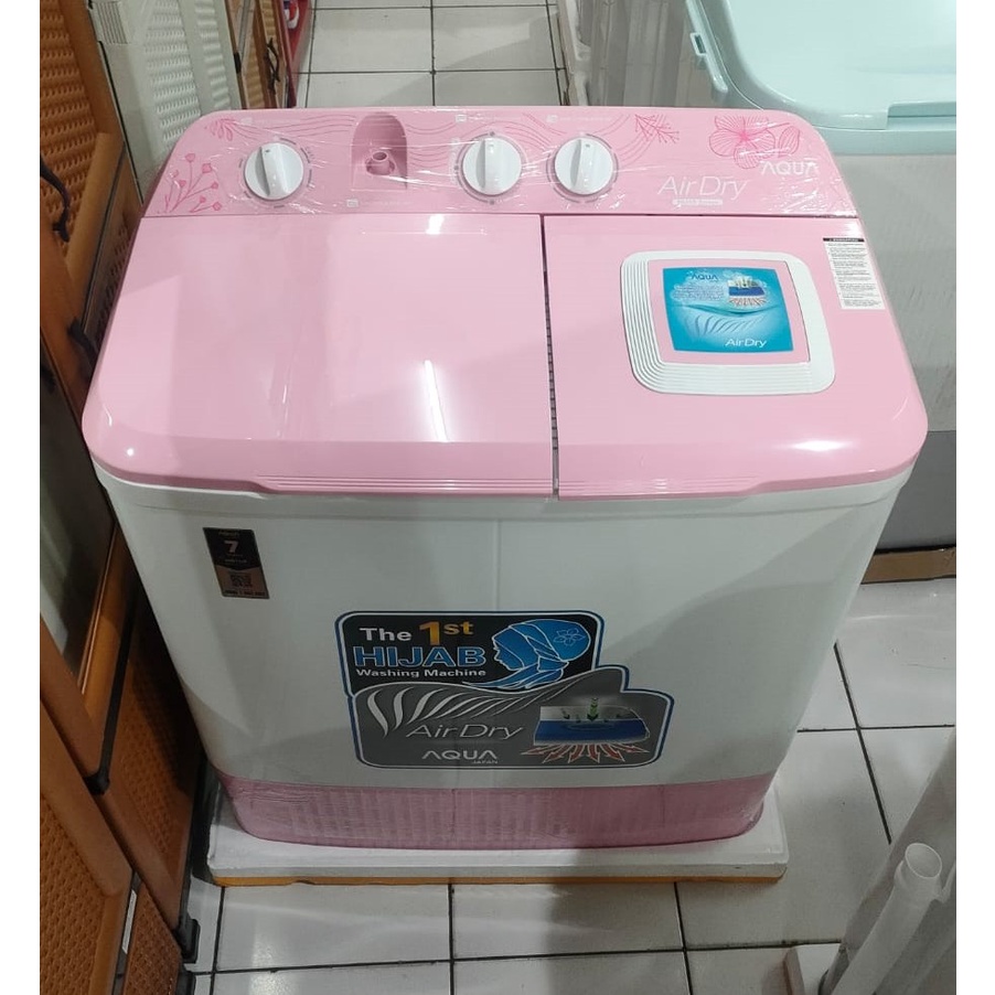 MESIN CUCI 2 TABUNG AQUA QW 750XT / QW 760XT / QW 761XT / QW761XT 7KG GARANSI RESMI