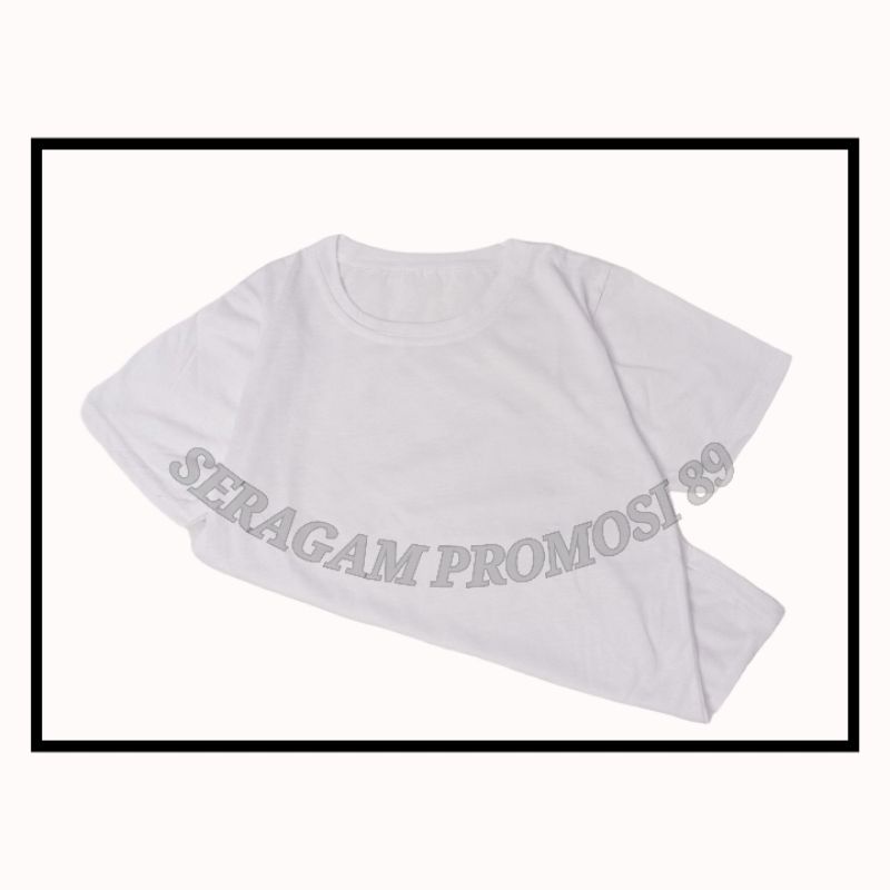 Baju Kaos Tshirt Polos Anak Perempuan 2-10 Tahun / Kaos Katun Pendek Polos Anak Unisex