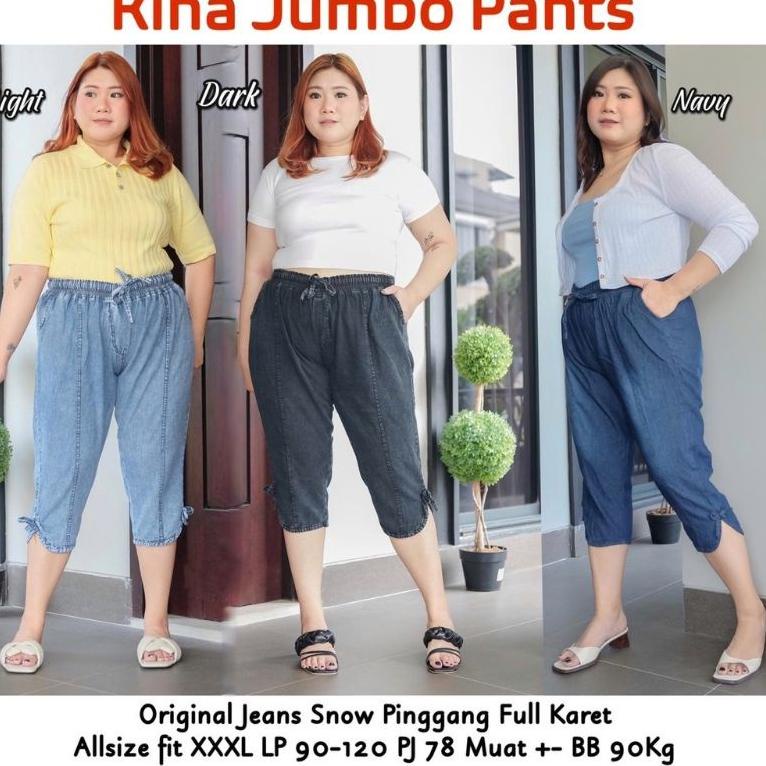 BEST PRODUCT Celana 7/9 Titta Jumbo . Celana jeans denim jumbo & super jumbo. Celana 7/9