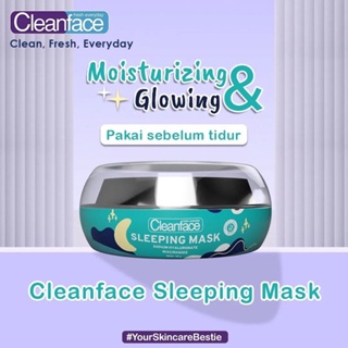 ❤ RATU ❤ Cleanface Sleeping Mask 50g | Masker Wajah Purbasari