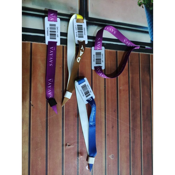 Gelang tiket/Wristband lanyard