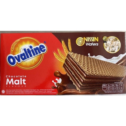 

Nissin Ovaltine Wafer Choco Malt 150gr