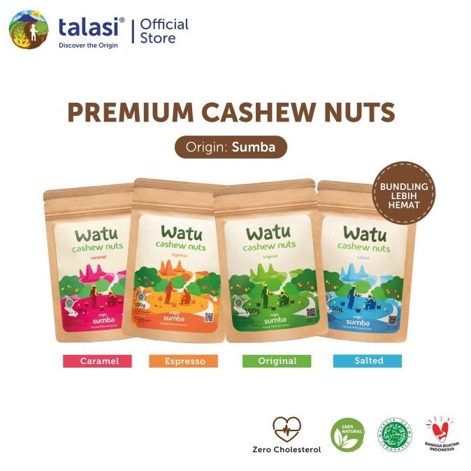 

Bundle Cashew Nuts 100% Kacang Mete Origin Sumba 400gr