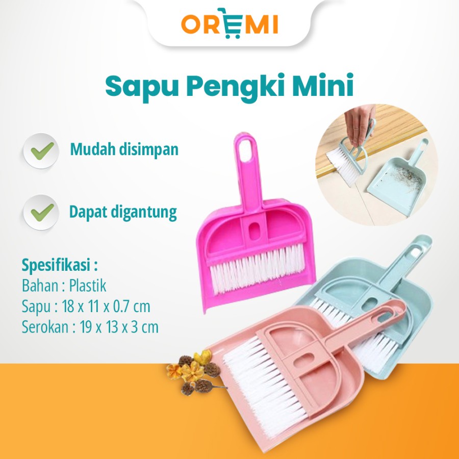 Mini Dustpan Set Sapu Pengki Set sapu Kecil Pengki Sapu Mini Set Sapu Tangan Pengki Sapu Pengki Mini