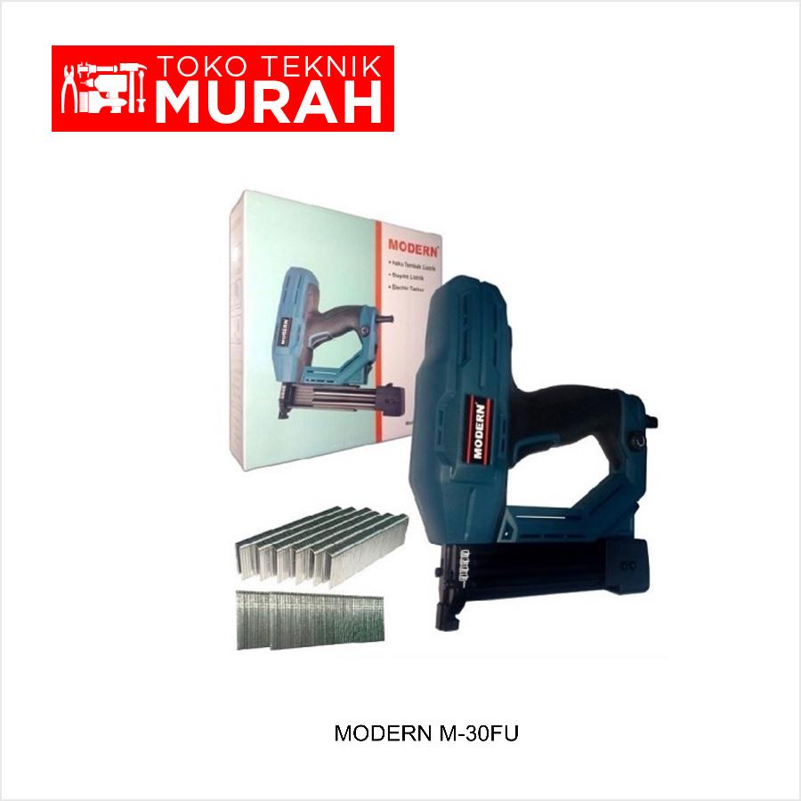 Modern M30FU Mesin Staples Paku Tembak Electric Tacker Gun Nailer M30