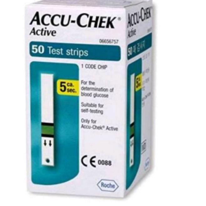 ☄ Accu-chek Active Strip 50 Pcs ✸