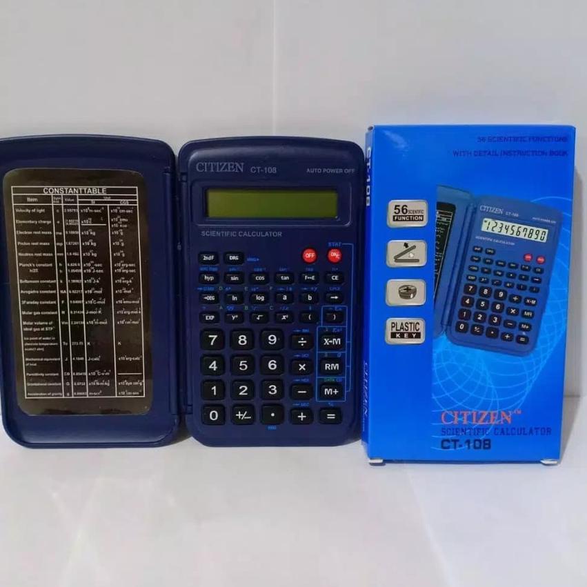 

12.12 Brands Festival Kalkulator / calculator Citizen Scientific Ilmiah CT 108 serbuuu !