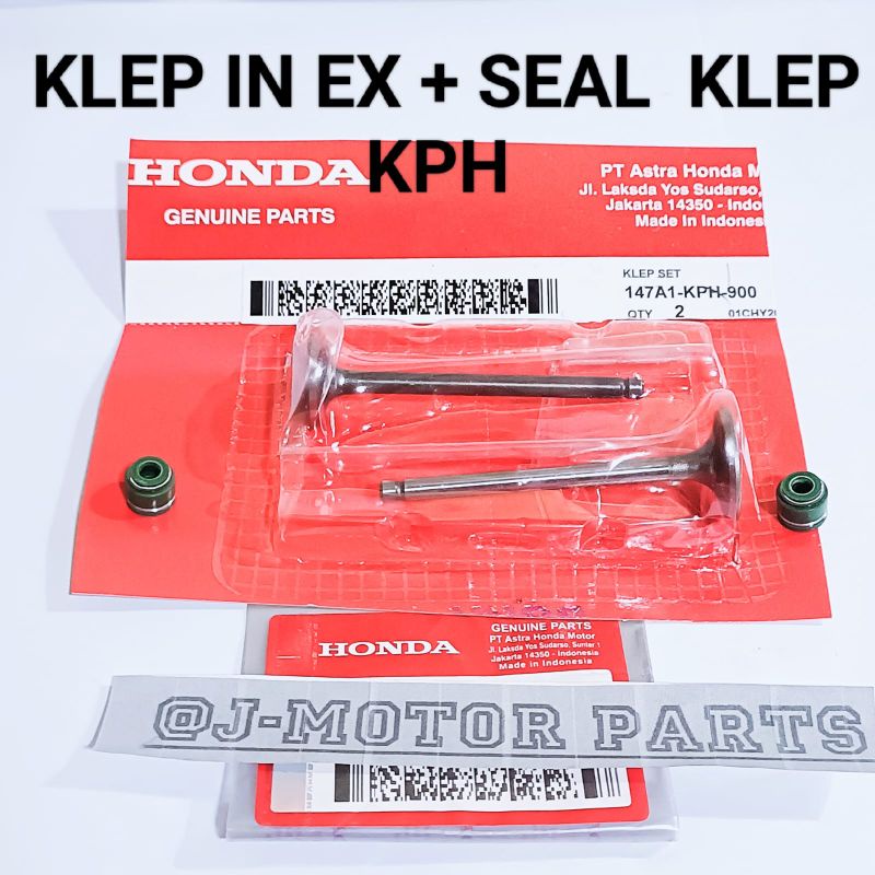 PAYUNG KLEP KPH PLUS SEAL KLEP IN / EX KARISMA SUPRA X  125 LAMA KIRANA  SUPRA X 125 FI INJEKSI SUPR