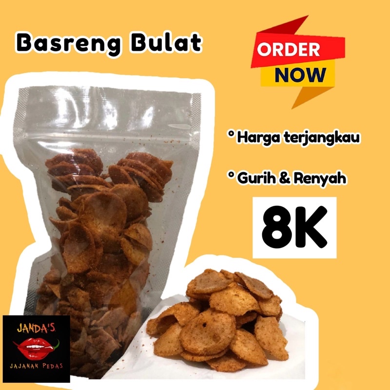

basreng bulat bakso goreng pedas asin renyah