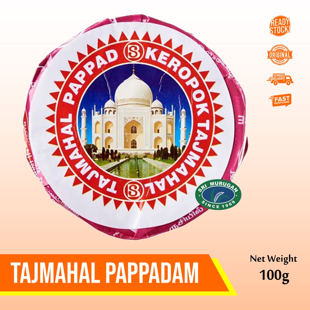 

TAJMAHAL PAPPADAM 100 GM