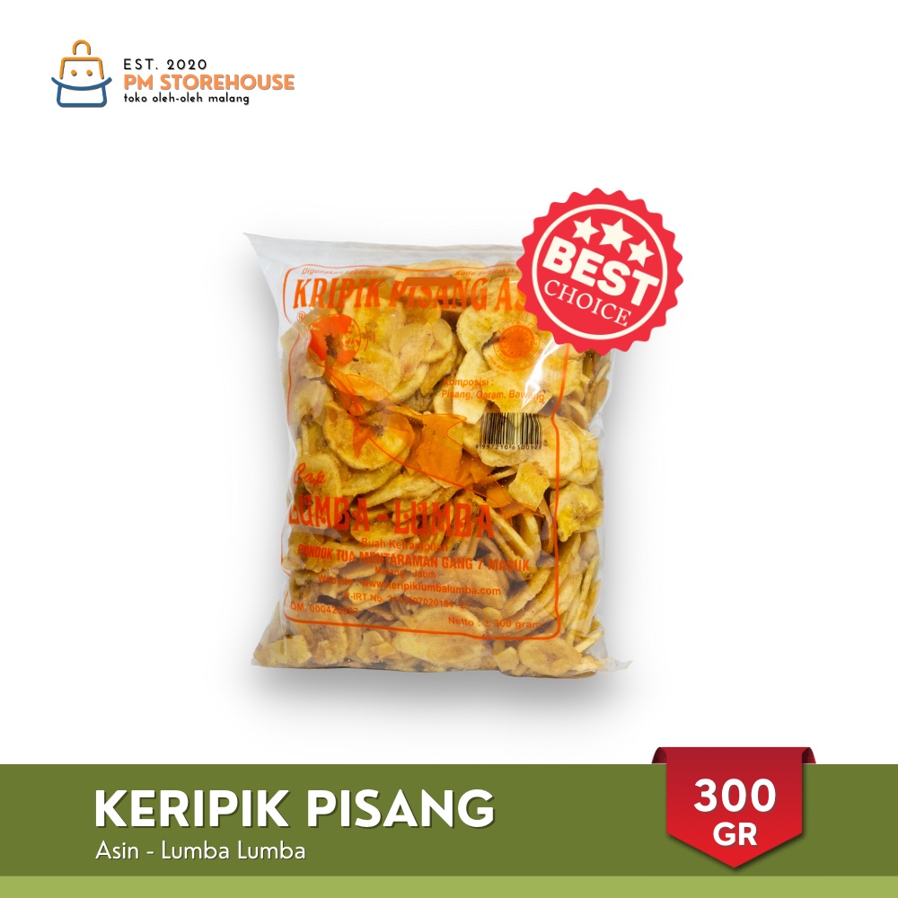 Keripik Pisang Lumba Asli Malang