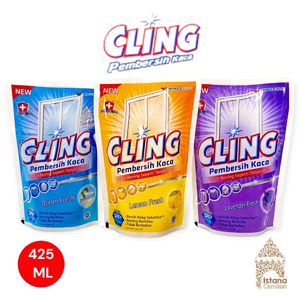 CLING Pembersih Kaca 425 ML