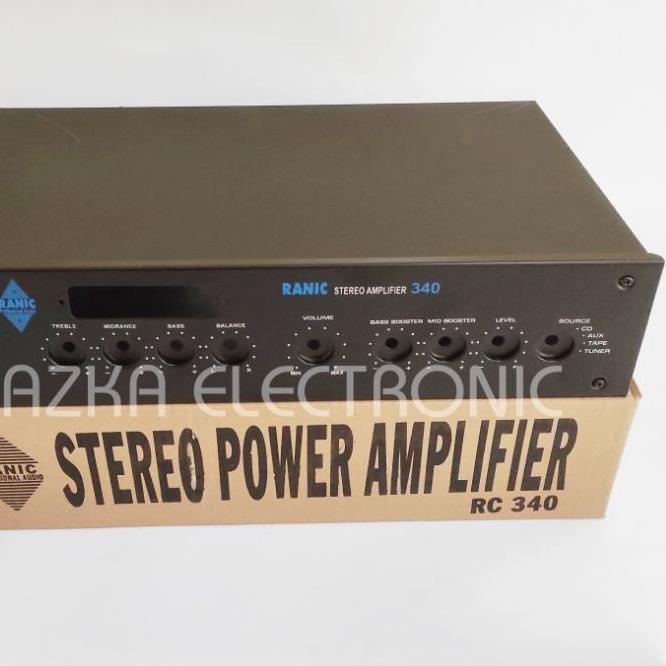 ✳ Box Ampli Box Power Amplifier USB RANIC 340 ☟