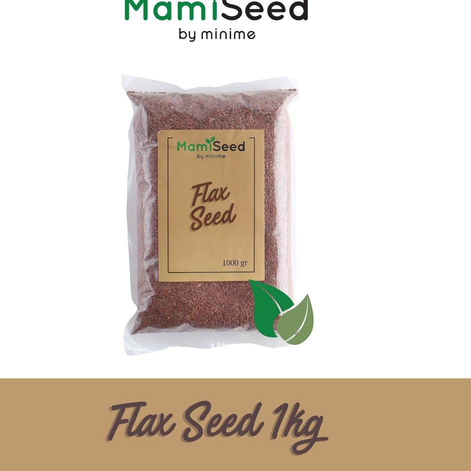 

◙ MAMISEED Flax Seed 1kg - Biji Rami Flaxseed ⅍