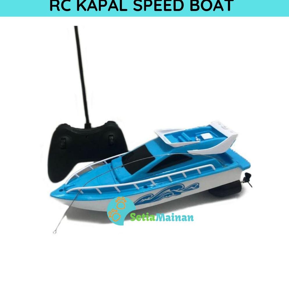 PALING DICARI Mainan Anak Laki Laki RC Remote Control Kapal Laut Perahu Speed Boat Racing Kado Anak 