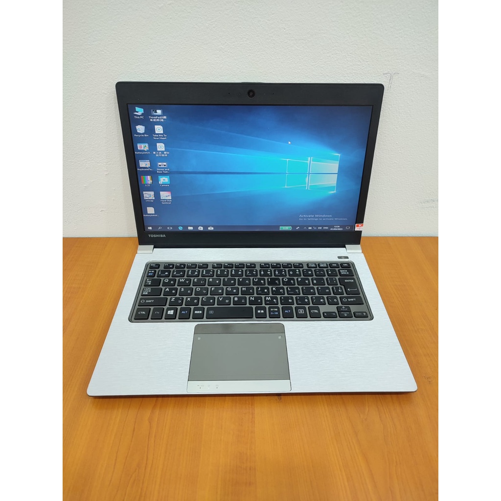 LAPTOP TOSHIBA R63 CORE I5 GEN 6 RAM 4GB SSD 128GB MURAH BERGARANSI