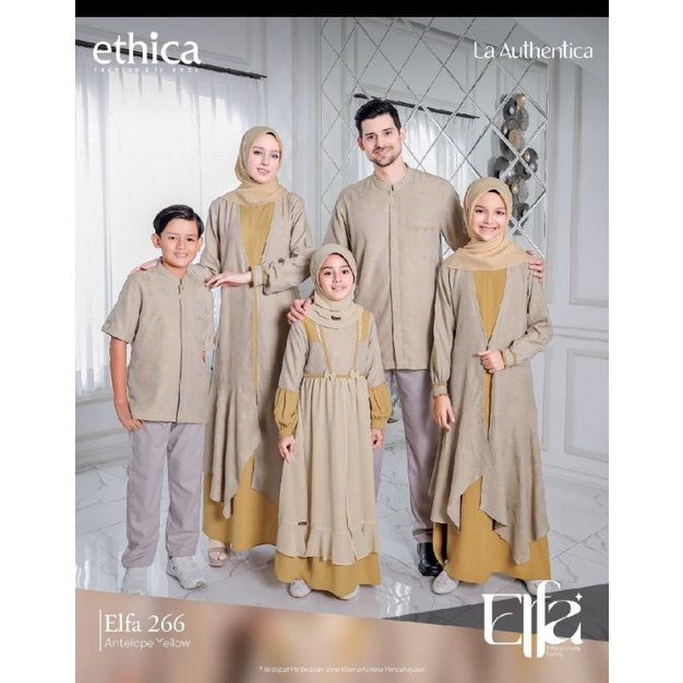 Sarimbit Ethica 2023 Elfa 266 Antelope yellow Kahfi 243 Kagumi 270 Kahfi Kids 174 Kagumi Kids 127