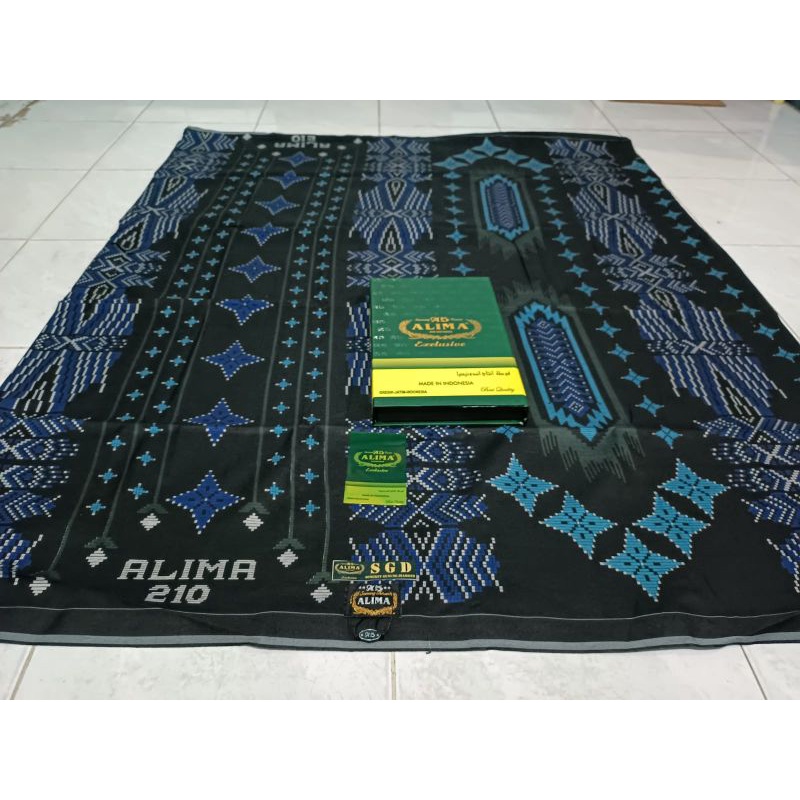 SARUNG ALIMA HITAM LIMITED EDITION BERKWALITAS MOTIF TERBARU SEPERTI BHS MPM SGL SGE BUKAN AFKIR