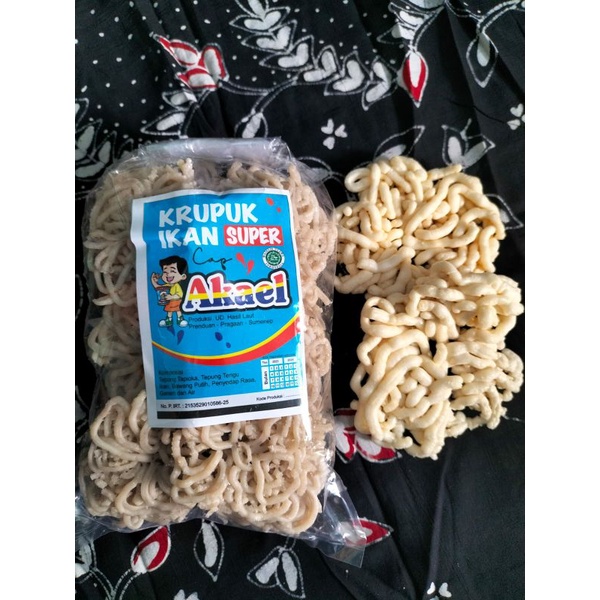 Krupuk ikan SUPER khas Madura 500gram / Kripik ikan kas madura