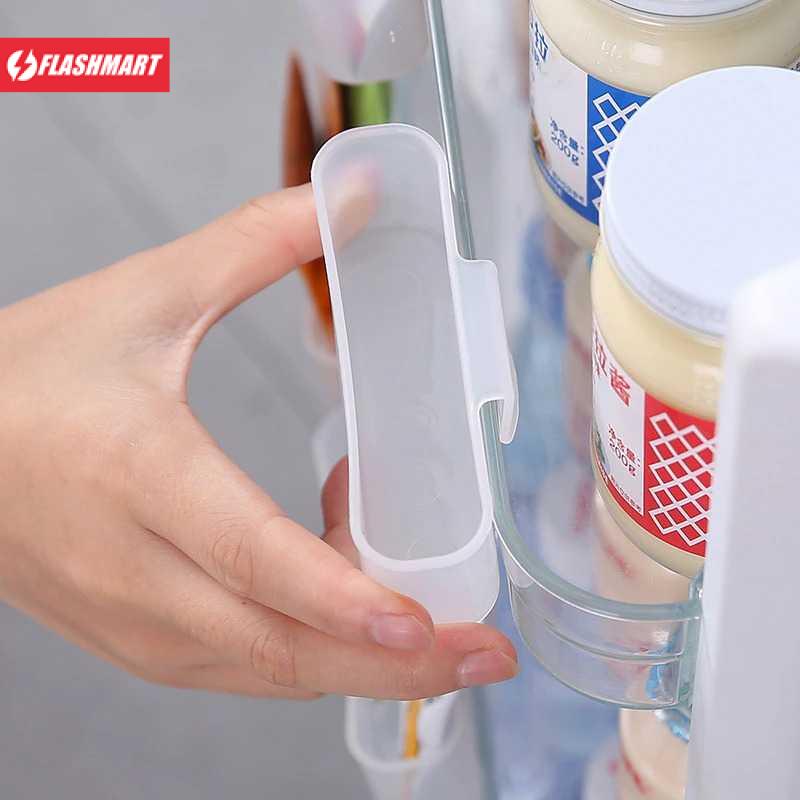 Flashmart Rak Kulkas Tambahan Serbaguna Storage Holders Organizer 2PCS - AEL9975
