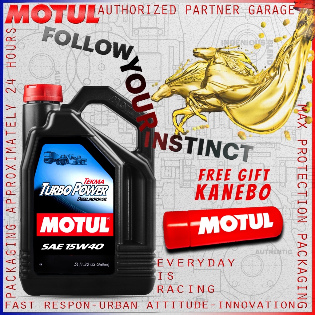 MOTUL TEKMA TURBO POWER 15W40 CF-4 5L