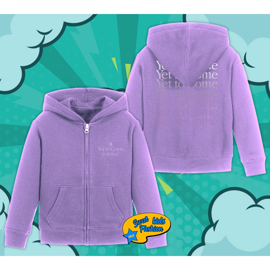 Jaket Hoodie Zipper BTS Busan Hoodie Anak BTS Busan Kpop