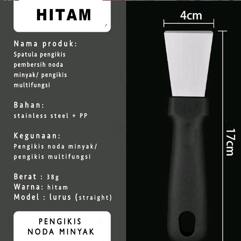 GP Spatula Pengikis Pembersih Noda Minyak Untuk Dapur