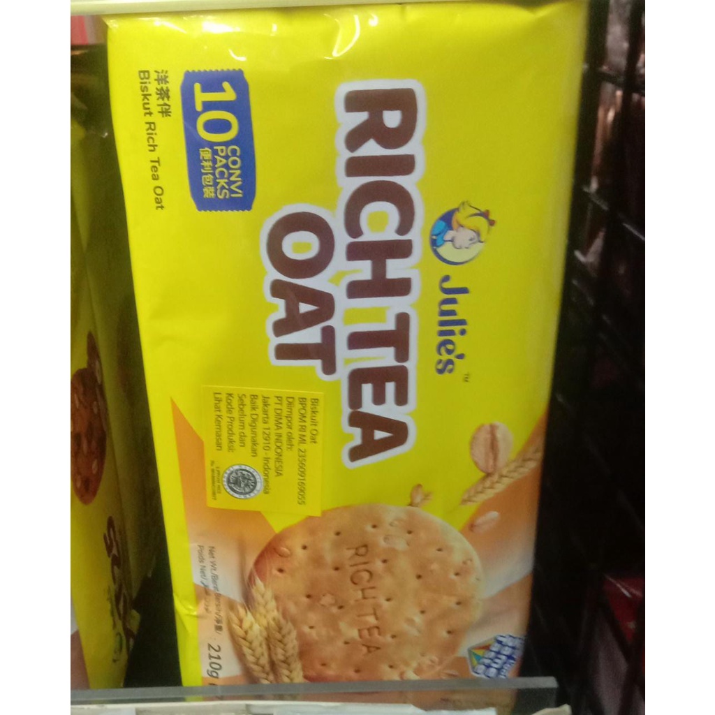 

Julies 210g rich tea oat