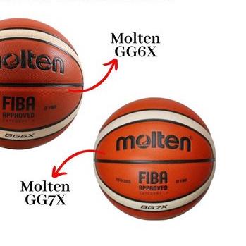 ➯ BOLA BASKET- BASKET MOLTEN PERBASI GG6X GRADE ORI BAHAN PU EMPUK SIZE 6 ♨