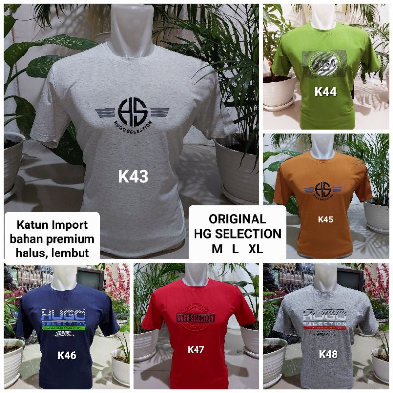Kaos oblong HG Selection size M L XL