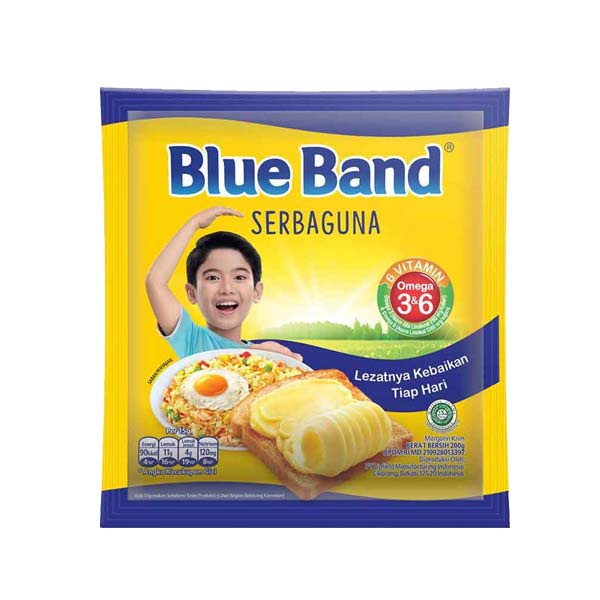 Promo Harga Blue Band Margarine Serbaguna 200 gr - Shopee