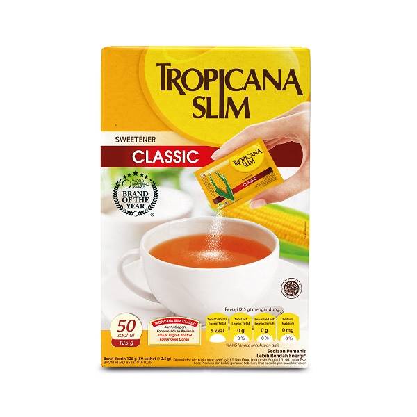 

TROPICANA SLIM DIET SWEET 50 SACHET X 2.5 GR