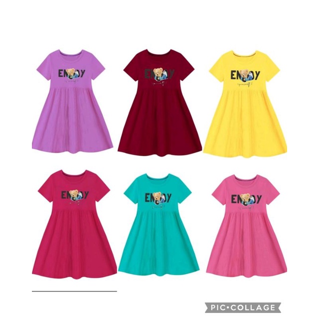 DRES ANJOY BIAR ANAK PEREMPUAN 1-11 TAHUN