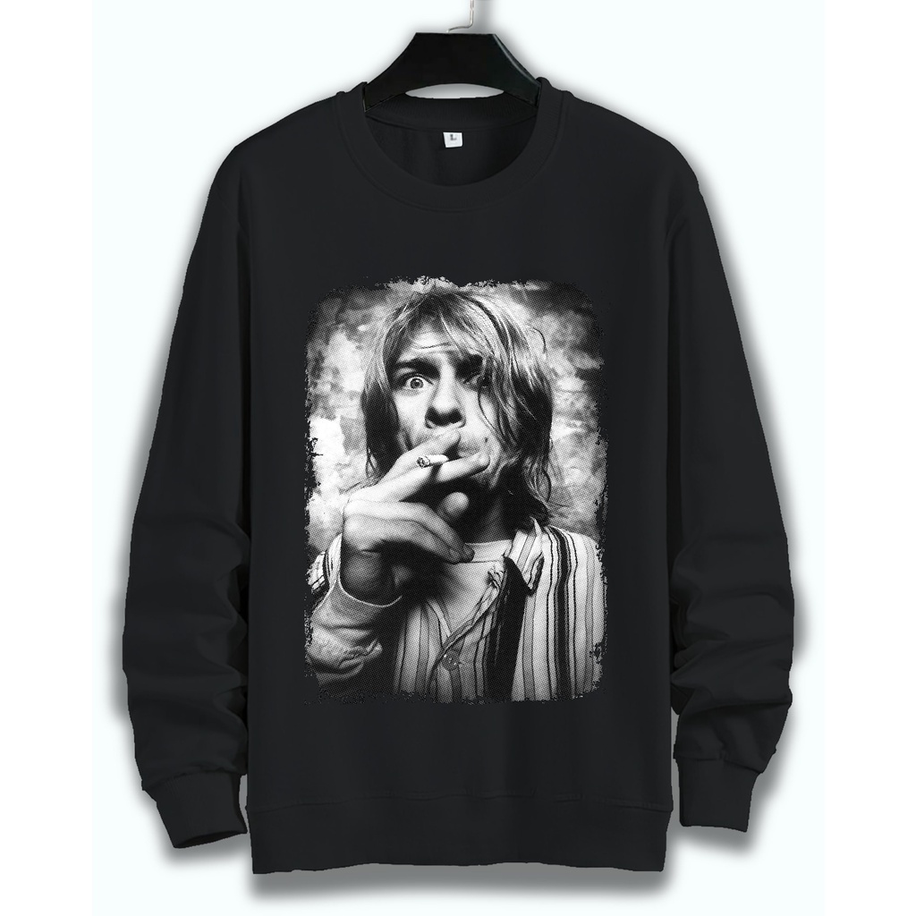 SWEATER UNISEX KURT COBAIN PRIA DAN WANITA SWEATER JUMBO