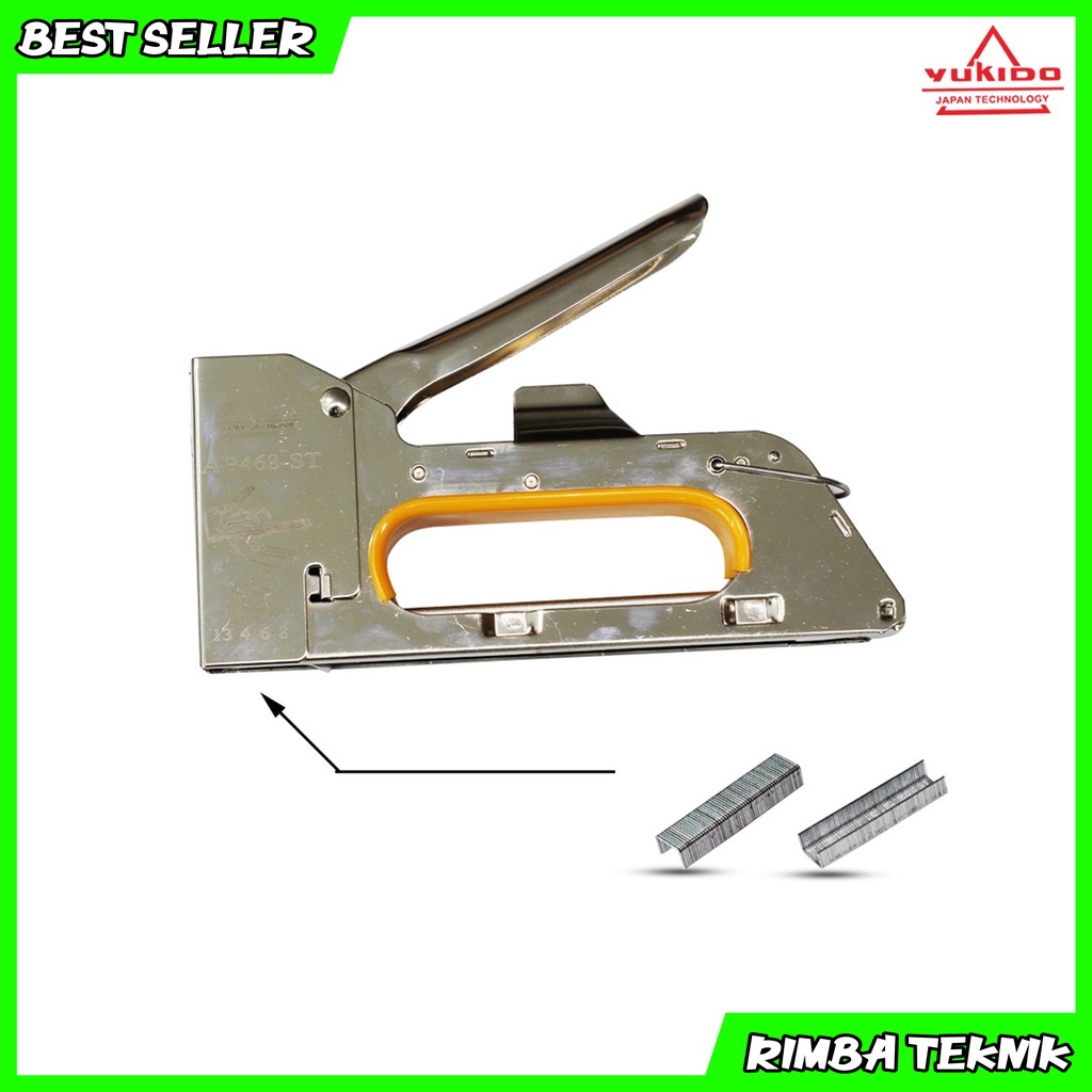 [INCLUDE ISI STAPLES] YUKIDO Staple Gun 3 in 1 Way Heavy Duty Staples Tembak hekter jok