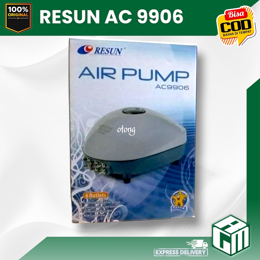 RESUN AC 9906 AC9906 MESIN AERATOR GELEMBUNG UDARA AQUARIUM