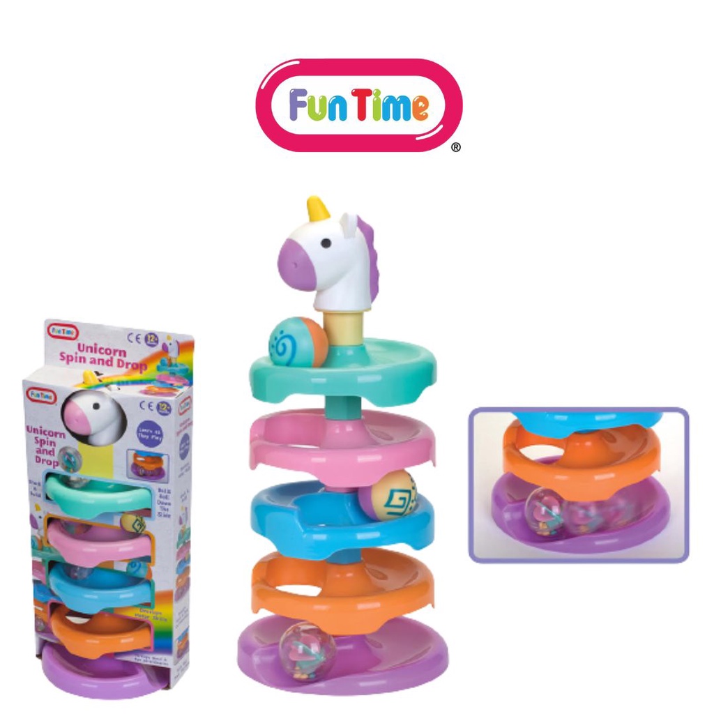 Funtime Unicorn Spin and Drop F5957 Mainan Anak